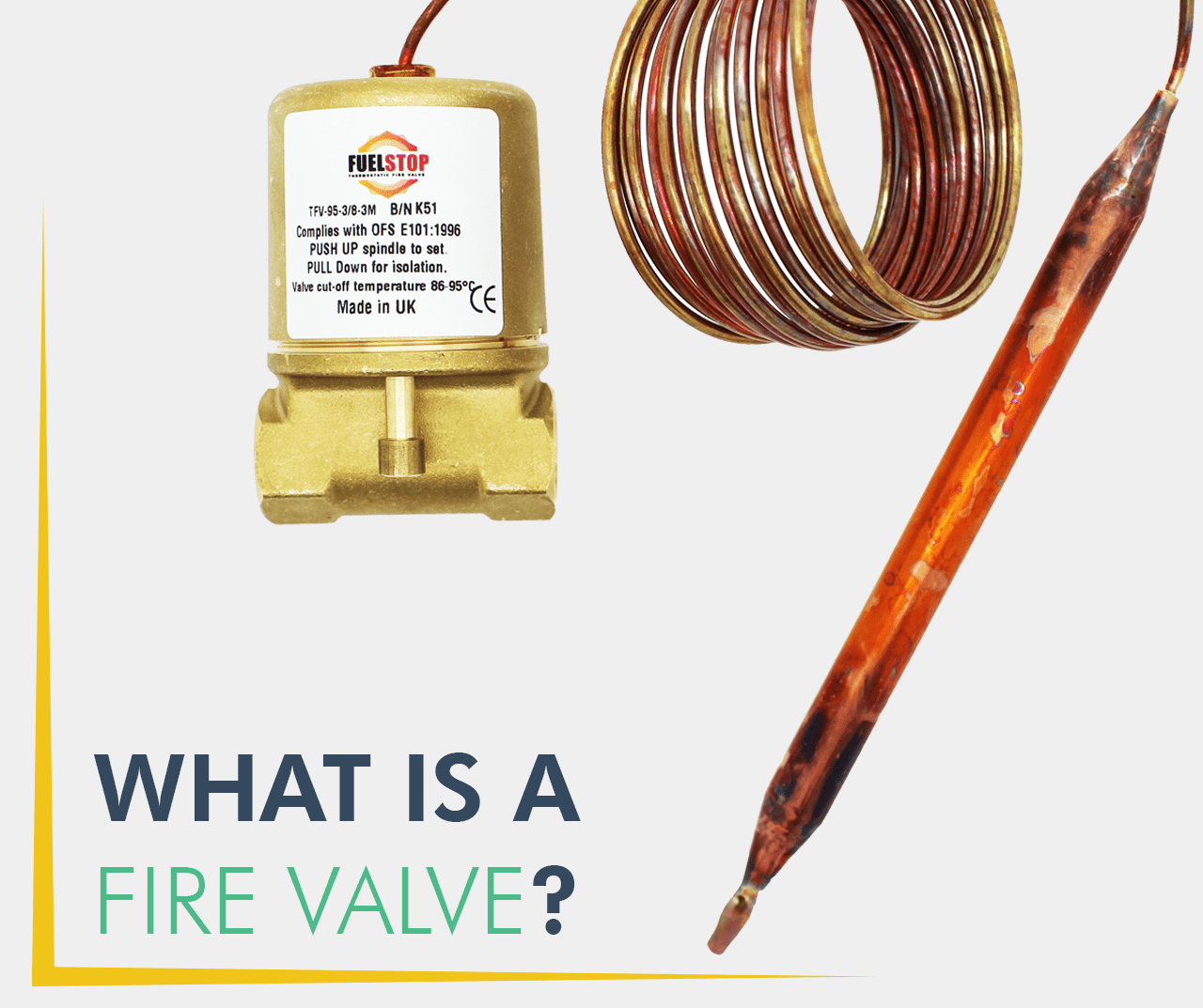 What's a capillary fire valve ? Requirements for oil fired heating systems.