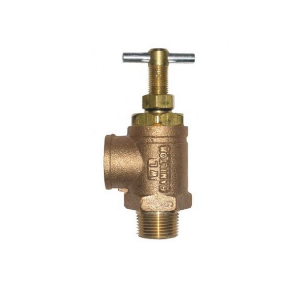 Inline Lever Ball Valve 1/4 Inch BSP Female Thread - Red Handle Shutoff Valve
