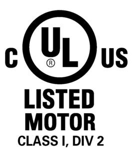 Culus+listed+motor Class+1+div+2