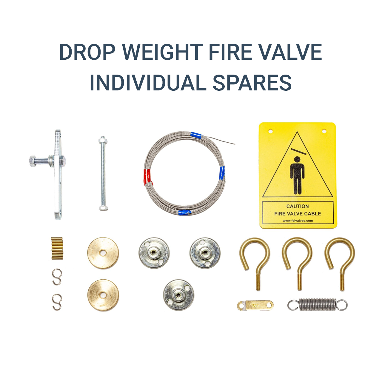 Drop weight fire valve spares